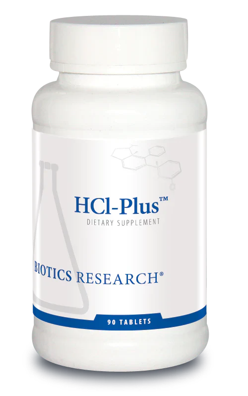 Biotics Research HCl-Plus 90 Tablets