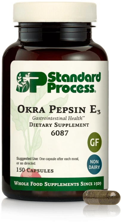Standard Process Okra Pepsin E3 150 Capsules