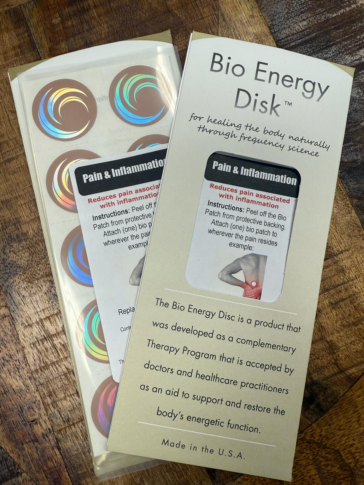Bio Energy Disk Patch - Pain and Inflammation Support