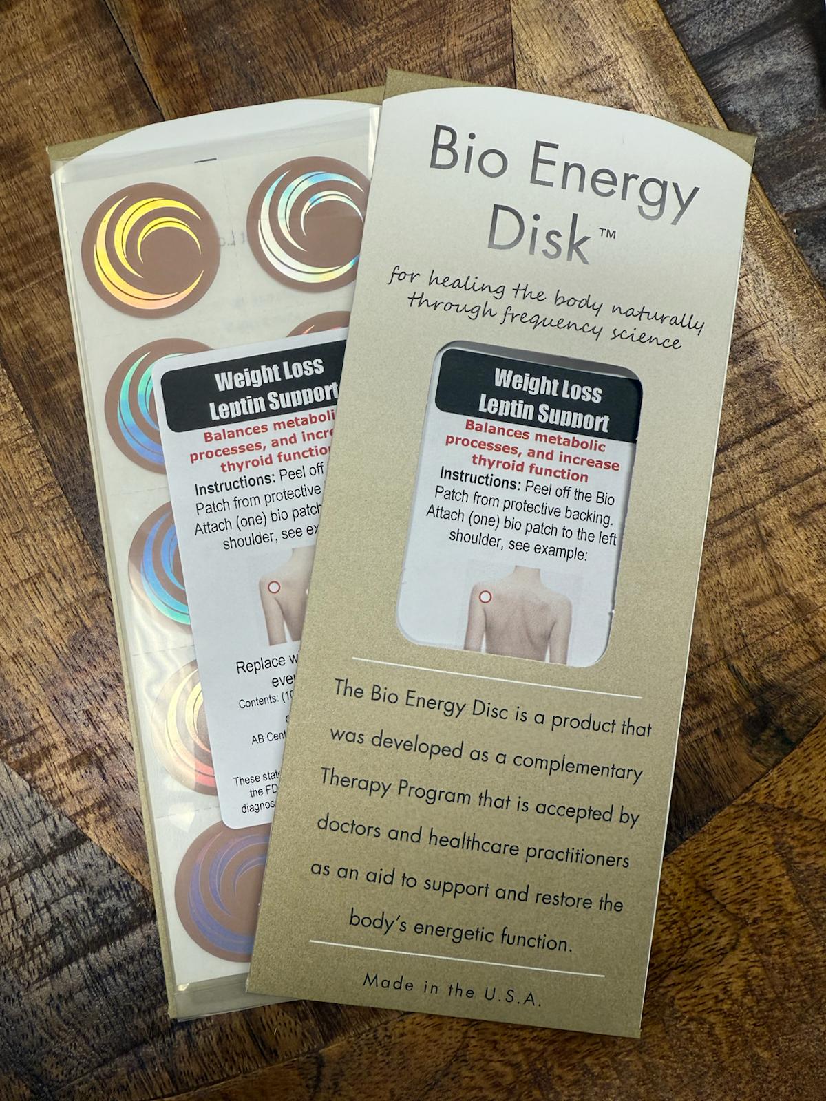 Bio Energy Disk Patch - Weight Loss and Leptin Support Patches