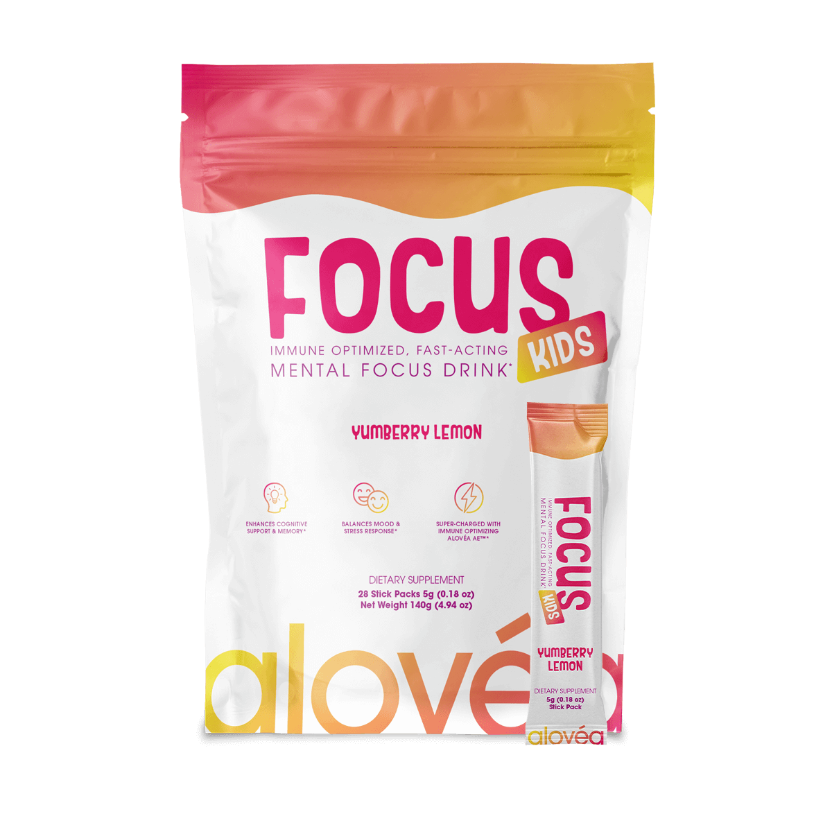 Alovéa FOCUS™ Kids Yumberry Lemon