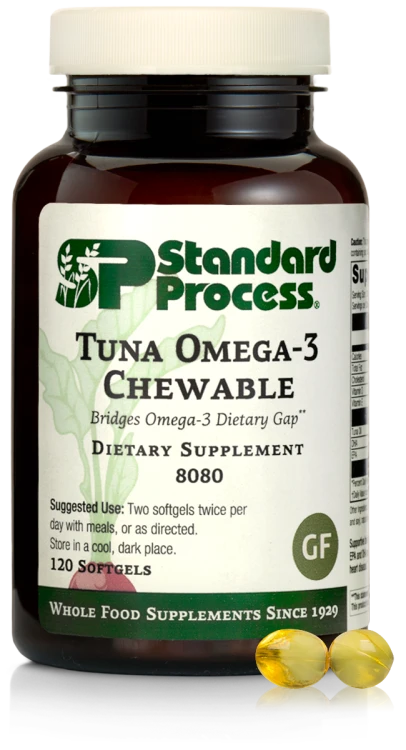 Standard Process Tuna Omega-3 Chewable 120 Softgels