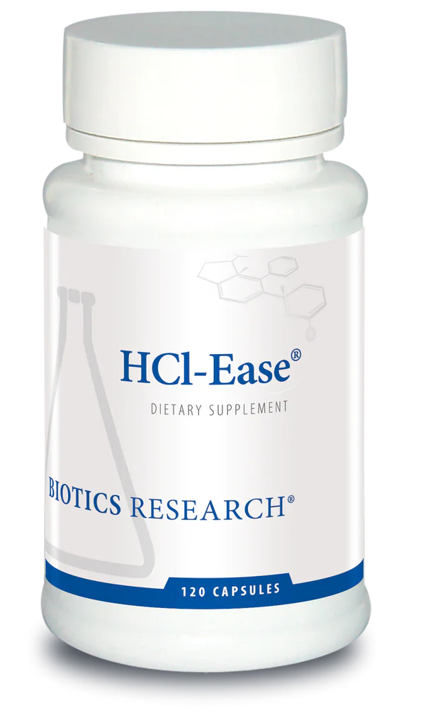 Biotics Research HCl-Ease 120 Capsules