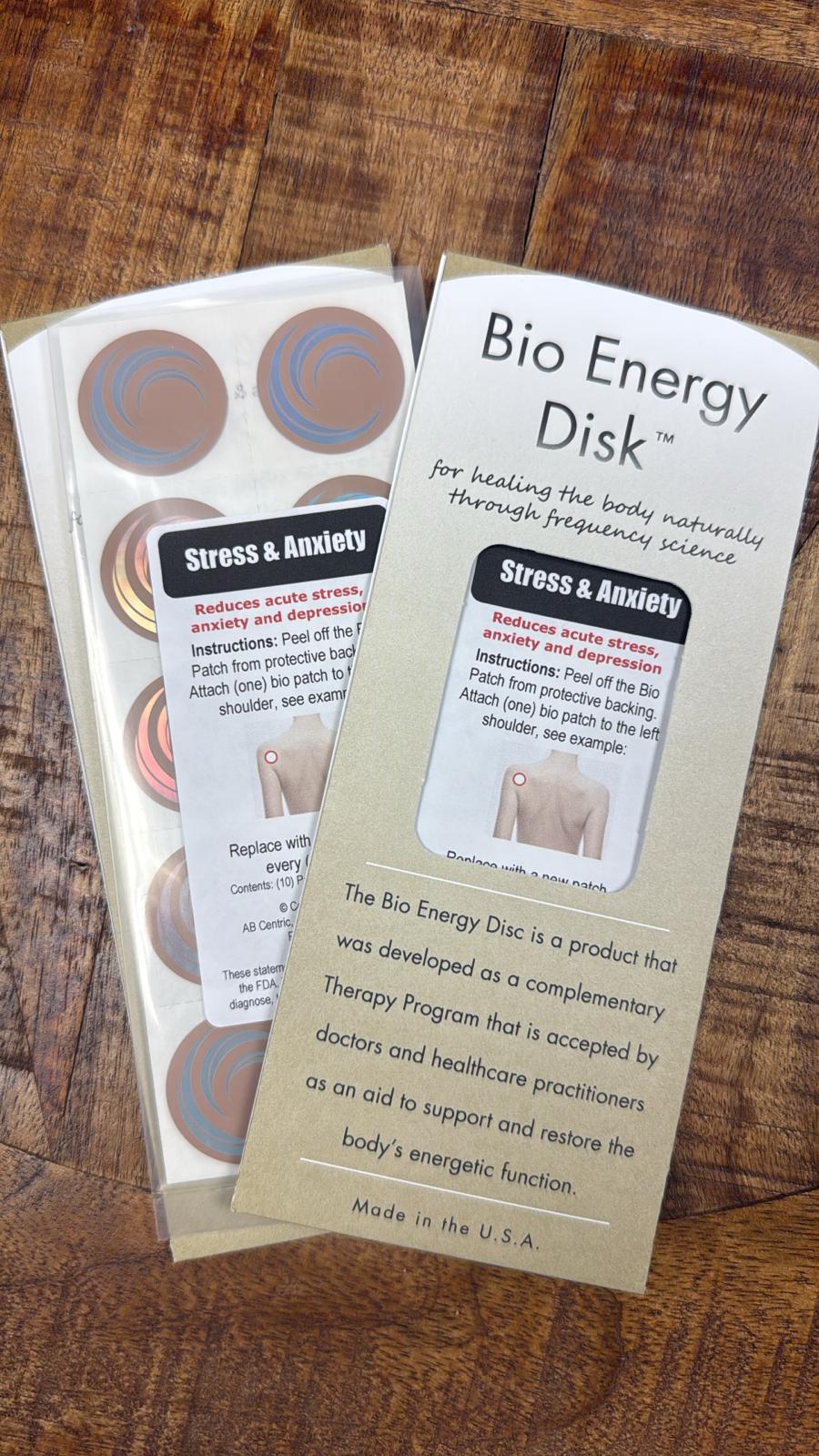 Bio Energy Disk Patch - Stress and Anxiety Patches