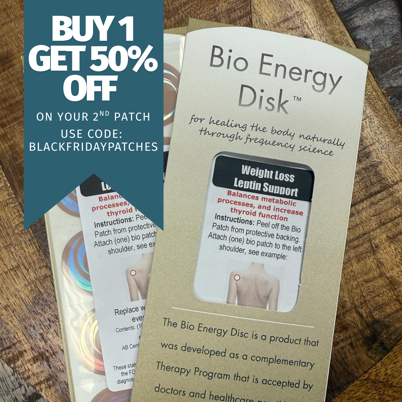 Bio Energy Disk Patch - Weight Loss and Leptin Support Patches