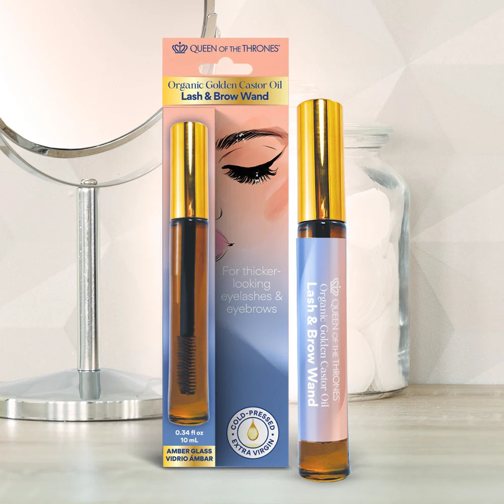 Organic Golden Castor Oil Lash & Brow Wand