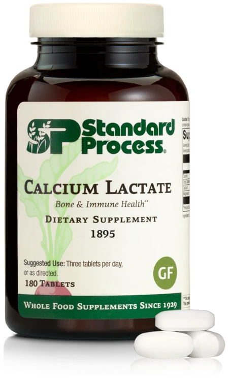Standard Process Calcium Lactate 180 Tablets