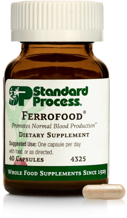 Standard Process Ferrofood® 40 Capsules